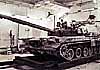 Т-80Б на стенде для определения воздействия ЭМИ